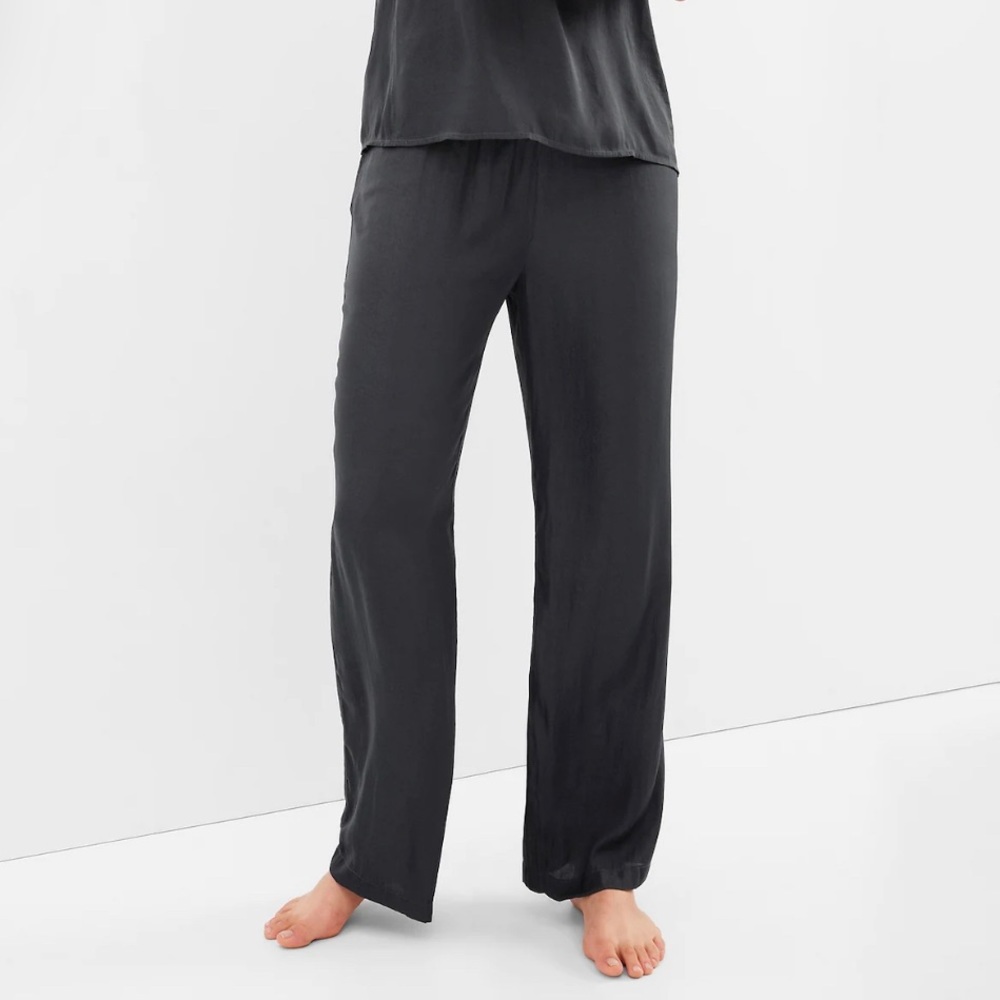 2 pairs satin pj pants NWT